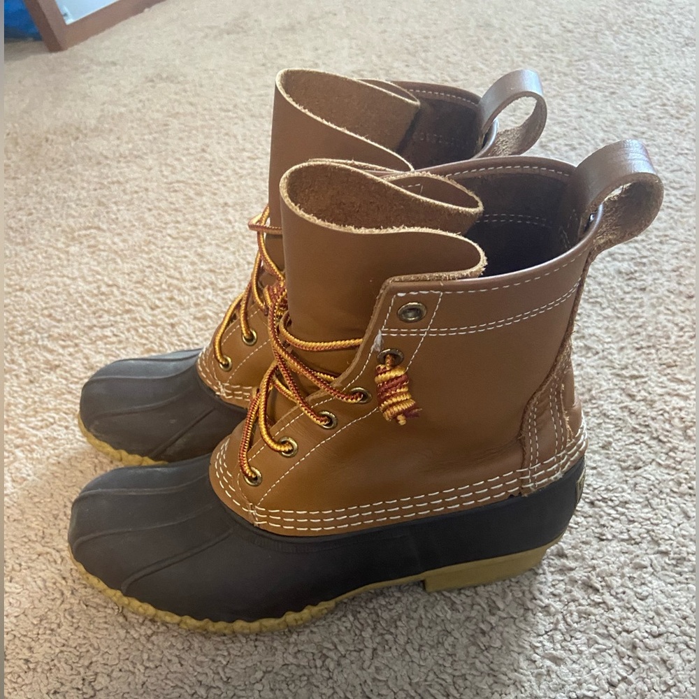 LL Bean Duck Boots Size 8
